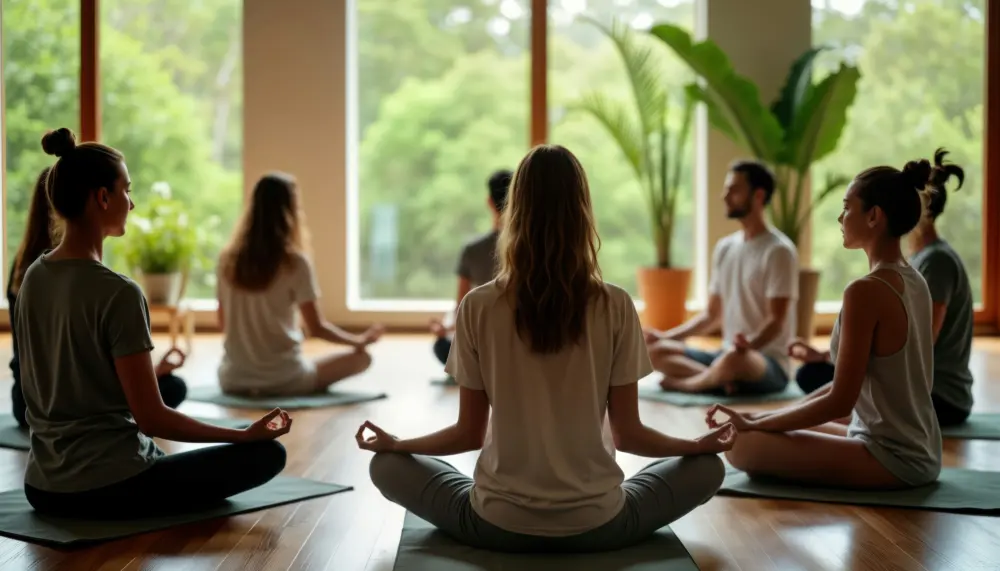 Mindfulness practice during an intensive outpatient program group therapy session