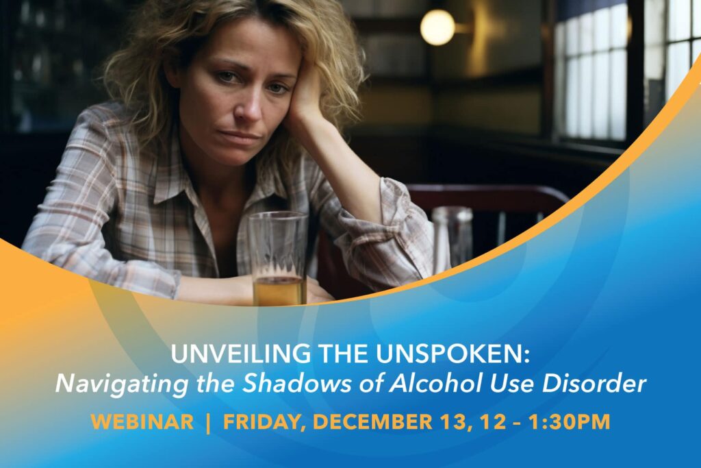 Webinar for alcohol use disorder