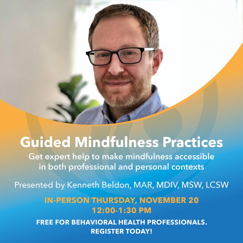 Mindfulness course advertisement with details.